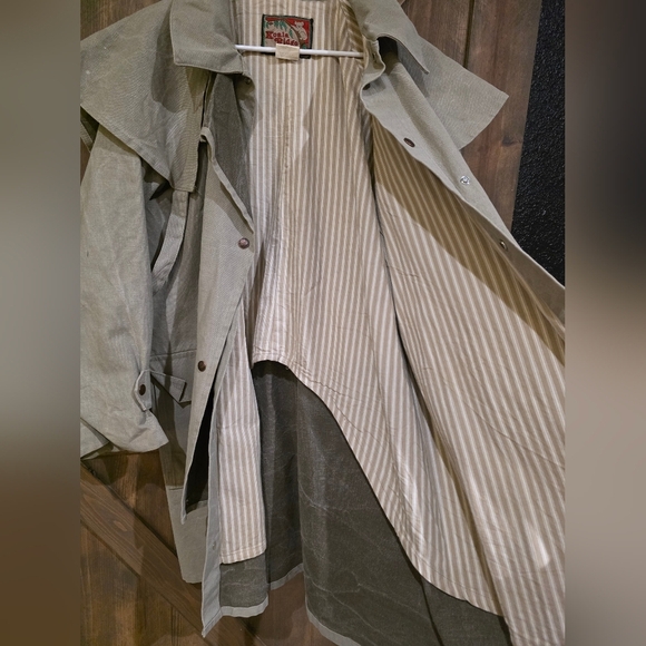 Vtg Austrailian Outback Trading Co. Western Duster Size Medium - Picture 7 of 10